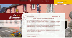 Desktop Screenshot of hotel-lecapricorne.com